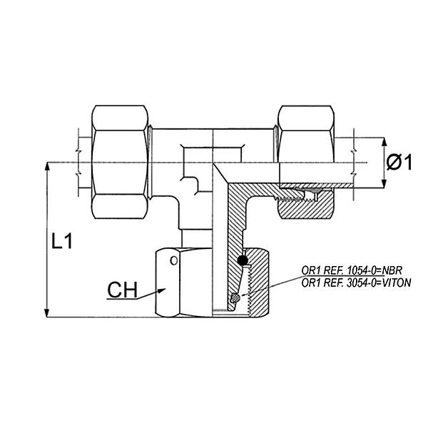 1054-0-10S 1054-0 T-orientable (ACIER)