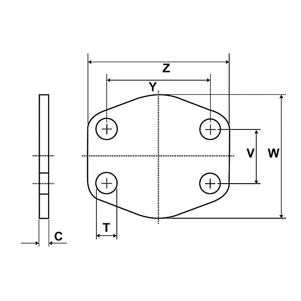 1096-13-G021 1096-13 Locking/protection flange