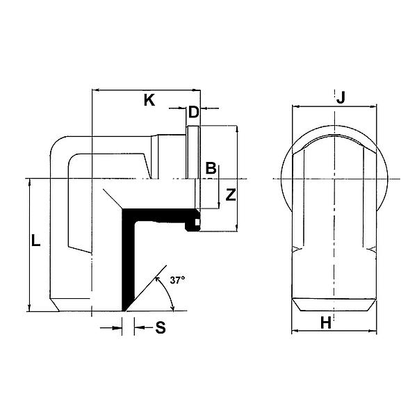 1096-76-G021 1096-76 Adapter welding flange