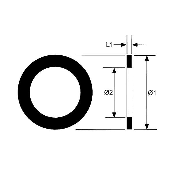 2070-26 2070 Sealing ring in copper