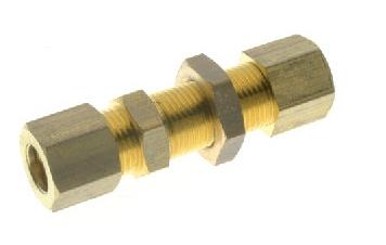 2211-04LL 2211 Straight screw bulkhead coupling