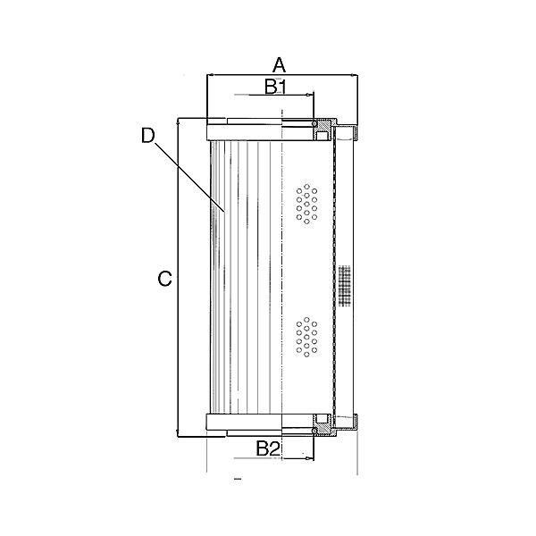 77302-11-A25 77302 Element for low pressure filter