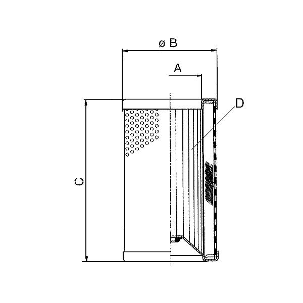 77303-11-A06 77303-2 Element for low pressure filter