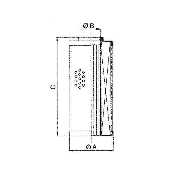 77314-32-A16 77314 Filter element for transmission filter