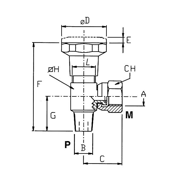 7815-G13 7815 Pressure gauge isolator