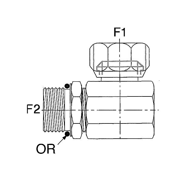 8846-53-08-10 8846-53 NPSM - Adjustable UN / UNF+OR