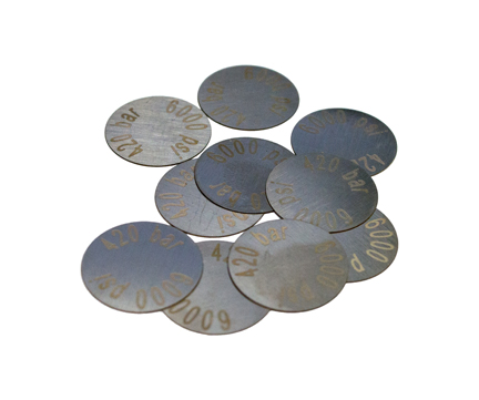 1123-3-420 Safety Burst Discs Breekplaatjes