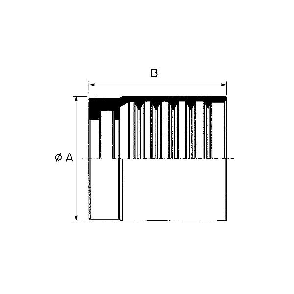 8231-03 8231 Crimp socket 1SN / 2SN - (STEEL)