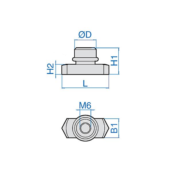 3944-11-OR 3944-OR Rail nut for 3940-3941