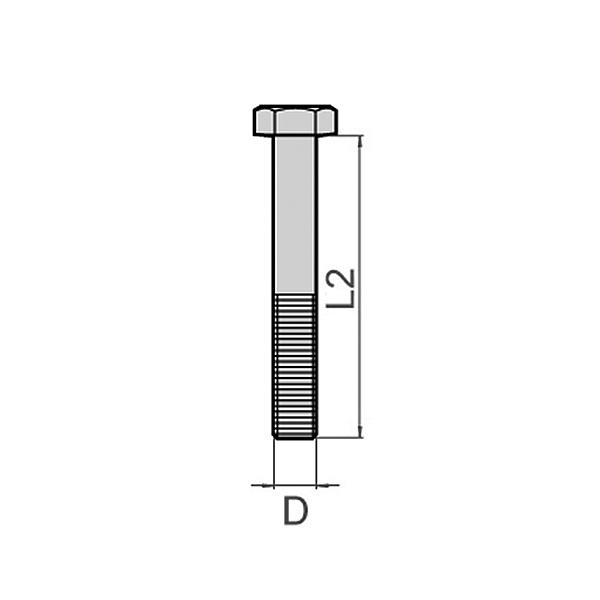 3967-04 3967 Standard bolt for 3937
