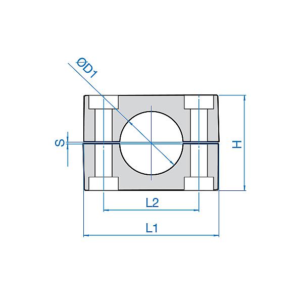 4901-01-006.35 4901 Clamp bodies PP